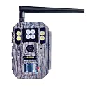 ROCKTECH 4K Ultra HD T6 4G LTE Trail Camera with 56MP Photo, 0.6s Trigger Speed, 100° Wide Angle, 100ft Night Vision, GPS Coordinates,Waterproof for Wildlife Monitoring and Home Security
