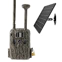 ROCKTECH T9 4G Trail Camera with Solar Panel, 2.7K Video, 14MP Photos, IR Night Vision, GPS, 0.35s Trigger Speed IP66 Waterproof, Live View Remote APP Access for Wildlife, Farm and Forest Security