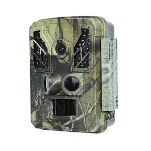 rocktech trail camera - 4k video 32 mp photo night vision motion detection 24inch lcd 02s trigger time waterproof for wildlife monitoring home security and outdoor cctv trap camera