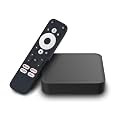 RockTek GT1 4K Streaming Box with Google TV, Realtek RTD1325, 2GB RAM 32GB Storage, HDR10+, WiFi 5, AISR, AIPQ, QMS, Voice Remote, Smart Home Control & Chromecast Built-in
