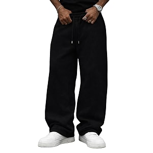 Rockwell Mens Baggy Sweatpants Cotton Terry
