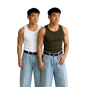 Rockwell Mens Premium Cotton Vest - Sleeveless