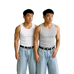 Rockwell Mens Premium Cotton Vest - Sleeveless