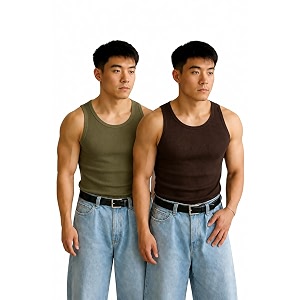 Rockwell Mens Premium Cotton Vest - Sleeveless