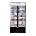 ROCKWELL RVC1100B Double Glass Door Visi Cooler, Large Size