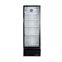 ROCKWELL RVC390B Black Single Glass Door Visi Cooler