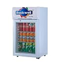 Rockwell RVC50A Single glass door Visi cooler,45 Ltr,White (Internal LED, Heavy Duty, Dynamic cooling)