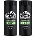 Rocky Mountain Barber Company Forest Mint Mens Hair Texture Powder, 2-Pack