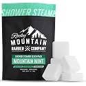 Rocky Mountain Barber Company Mountain Mint Shower Steamers, 7-Pack