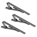 Roctee Tie Clips for Men, 3 Pack Men's Tie Clips Necktie Tie Bars Tie Pins for Men Accessories