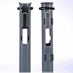 rod-runner fishing rod holder  closed for spinning and fly fishing reels  gray