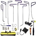 Rods Dent Removal Kit, 30 Pcs Paintless Dent Repair Rods, Special Manganese Steel, Professional Hail Dent Removal Tool for Minor Dents, Door Dings and Hail Damage