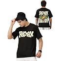 RodZen Men39s Cotton Round Neck Printed Oversized
