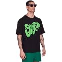 RodZen Men39s Cotton Round Neck Printed Oversized