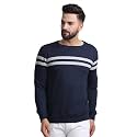 RodZen Men39s Fleece High Neck Solid Sweatshirts