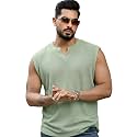 RodZen Men39s Polycotton Sleeveless VestTank Top