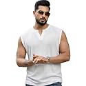 RodZen Men39s Polycotton Sleeveless VestTank Top