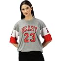 RodZen Women39s Cotton Loose Fit Oversized Printed