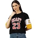 RodZen Women39s Cotton Loose Fit Oversized Printed