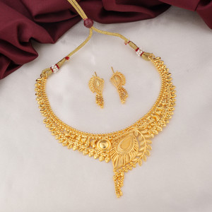 rofarword brass copper gold-plated gold jewel set pack of 1