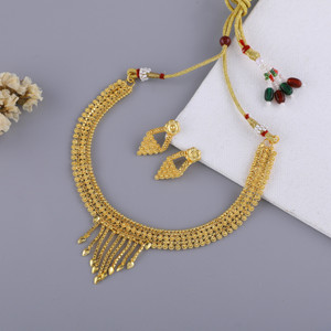 rofarword brass copper gold-plated gold jewel set pack of 1
