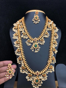 rofarword brass copper gold-plated gold jewellery set