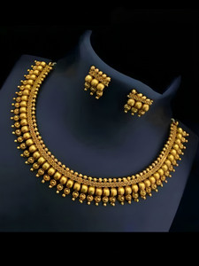 rofarword brass copper gold-plated gold jewellery set