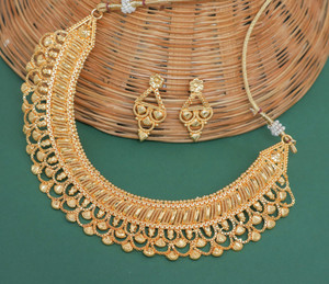 rofarword brass copper gold-plated gold jewel set pack of 1