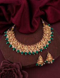 rofarword brass copper gold-plated gold jewel set pack of 1