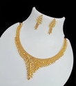 ROFARWORD Brass, Copper Gold-plated Gold Jewel Set (Pack of 1)
