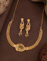 ROFARWORD Brass, Copper Gold-plated Gold Jewel Set (Pack of 1)