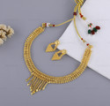 ROFARWORD Brass, Copper Gold-plated Gold Jewel Set (Pack of 1)