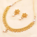 ROFARWORD Brass, Copper Gold-plated Gold Jewel Set (Pack of 1)