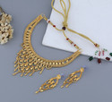 ROFARWORD Brass, Copper Gold-plated Gold Jewel Set (Pack of 1)