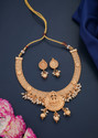 ROFARWORD Brass, Copper Gold-plated Gold Jewel Set (Pack of 1)