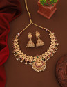 ROFARWORD Brass, Copper Gold-plated Gold Jewel Set (Pack of 1)