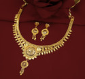 ROFARWORD Brass, Copper Gold-plated Gold Jewel Set (Pack of 1)