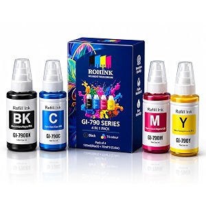 ROHINK Compatible Refill Ink Bottles for Canon