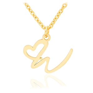 initial heart pendant name necklacemy love initial heart name necklace cursive initial necklace dainty girl gift birthday gift