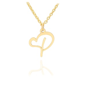 initial heart pendant name necklacemy love initial heart name necklace cursive initial necklace dainty girl gift birthday gift
