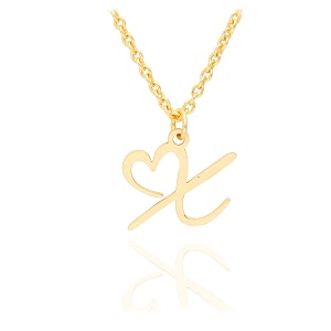initial heart pendant name necklacemy love initial heart name necklace cursive initial necklace dainty girl gift birthday gift