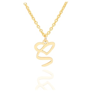 initial heart pendant name necklacemy love initial heart name necklace cursive initial necklace dainty girl gift birthday gift