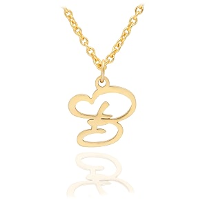 initial heart pendant name necklacemy love initial heart name necklace cursive initial necklace dainty girl gift birthday gift