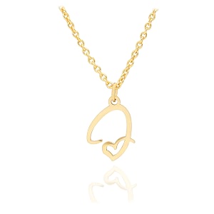 initial heart pendant name necklacemy love initial heart name necklace cursive initial necklace dainty girl gift birthday gift