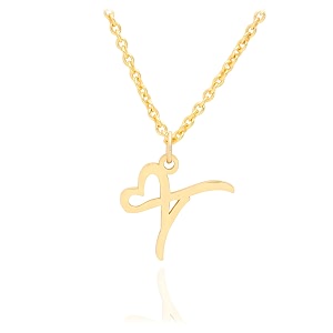 initial heart pendant name necklacemy love initial heart name necklace cursive initial necklace dainty girl gift birthday gift