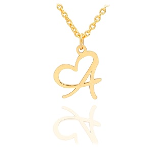 initial heart pendant name necklacemy love initial heart name necklace cursive initial necklace dainty girl gift birthday gift