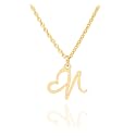 Initial Heart Pendant Name Necklace,My Love Initial Heart Name Necklace, Cursive Initial Necklace, Dainty Girl Gift, Birthday Gift
