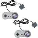 Rojuna 2 Packs Replacement Controller Gamepad for SNES, Game Controller for Original Super Nintendo Game Entertainment System