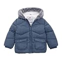 Rokka&amp;Rolla Baby Boys' Sherpa Lined Winter Puffer Jacket with Mini Fur Hood