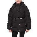Rokka&Rolla Girls' Water-Resistant Long Winter Puffer Jacket with Faux Fur